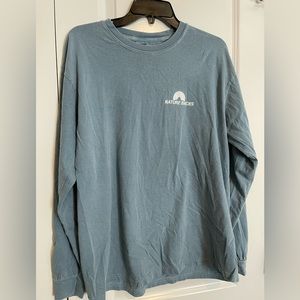 Unisex Comfort Colors Long Sleeve Shirt (Nature Backs) - large